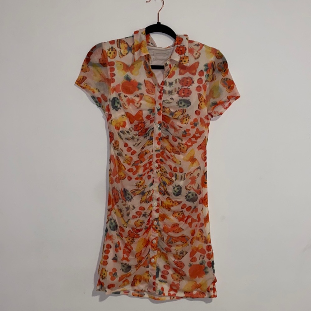 urban outfitters printed dress
